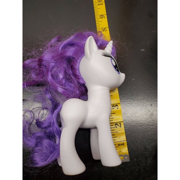 My Little Pony Rarity Unicorn Toy With Purple Hair & White Body - Picture 7 of 7
